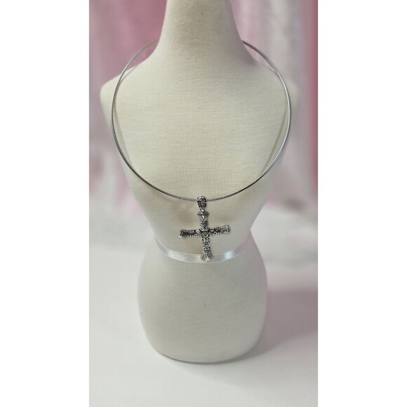 Jewelry Lot Cross Religious Crystal Theme Clean Curated Bundle Free Gift - Picture 5 of 16